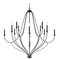 Capital Lighting Bentley 52-Inch Wide Chandelier in Black Iron by HomePlace by Capital Lighting 441601BI