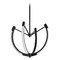 Oxygen Utopia 21-Inch LED Chandelier in Black by Oxygen Lighting 3-6140-15