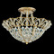 Schonbek Lighting Schonbek Worldwide Lighting Rivendell Antique Silver Semi-Flushmount Light 9843-48R