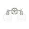 Capital Lighting Mid-Century 15-Inch Bath Light in Polished Nickel by Capital Lighting 121121PN-426