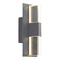 Visual Comfort Modern Collection Lyft 12-In 2700K LED Outdoor Light in Charcoal with In-Line Fuse & Surge Protection by VC Modern 700OWLYT82712CHUNVSLFSP