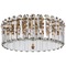 Visual Comfort Signature Collection Aerin Bonnington Large Flush Mount in Antique Brass by Visual Comfort Signature ARN4126HAB