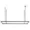 Visual Comfort Modern Collection Stagger 50-Inch LED Linear Light in Black by Visual Comfort Modern 700LSSTG50B-LED927