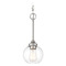 Craftmade Lighting Glenda Brushed Polished Nickel Mini Pendant by Craftmade Lighting 56291-BNK