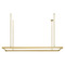Visual Comfort Modern Collection Stagger 50-Inch LED Linear Light in Natural Brass by Visual Comfort Modern 700LSSTG50NB-LED927