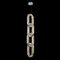 Allegri Lighting Catena Large LED Pendant in Polished Chrome by Allegri Crystal 034351-010-FR001