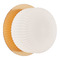 Matteo Lighting Knobbel Aged Gold Brass LED Sconce by Matteo Lighting S01301AGOP