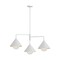 Alora Lighting Remy 38-Inch Chandelier in White by Alora Lighting CH485245WHOP