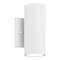 Matteo Lighting Tubular Matte White LED Outdoor Wall Light by Matteo Lighting S10212MW