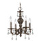 Crystorama Lighting Crystorama Lighting Paris Market Venetian Bronze Crystal Chandelier 5024-VB-CL-SAQ