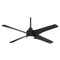 Minka Aire Swept 56-Inch LED Fan in Coal by Minka Aire F543L-CL