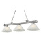 Z-Lite Cordon Brushed Nickel Billiard Light by Z-Lite 2306-3BN-AWL14