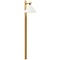 Visual Comfort Signature Collection Kelly Wearstler Cleo Sconce in Brass & Matte White by Visual Comfort Signature KW2412ABWHT