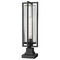 Z-Lite Z-Lite Aura Black Post Light 5013PHBS-SQPM-BK
