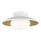 Matteo Lighting Hatley White Flush Mount by Matteo Lighting M13111WHOP