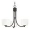 Craftmade Lighting Clarendon 22-Inch Aged Bronze Brushed Chandelier by Craftmade Lighting 43523-ABZ