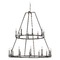 Visual Comfort Studio Collection Landen Smith Steel Chandelier by Visual Comfort Studio F3217/20SMS