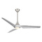 Minka Aire Switch 60-Inch Convertible LED Smart Fan in Nickel by Minka Aire F636L-BN/SL