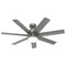 Hunter Fan Company Hunter Fan Company Brazos Matte Silver LED Ceiling Fan with Light 52376