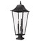 Z-Lite Z-Lite Gannon Black Post Light 5008PHXXLS-SQPM-BK