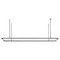 Visual Comfort Modern Collection Stagger 84-Inch LED Linear Light in Black by Visual Comfort Modern 700LSSTG84B-LED927