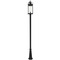 Z-Lite Roundhouse Black Post Light by Z-Lite 569PHXL-519P-BK