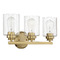 Craftmade Lighting Bolden Satin Brass Bathroom Light by Craftmade Lighting 50503-SB