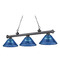Z-Lite Cordon Bronze Plate Billiard Light by Z-Lite 2306-3BP-ARDB