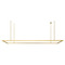 Visual Comfort Modern Collection Stagger 84-Inch LED Linear Light in Natural Brass by Visual Comfort Modern 700LSSTG84NB-LED927