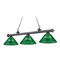 Z-Lite Cordon Bronze Plate Billiard Light by Z-Lite 2306-3BP-ARG