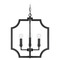 Capital Lighting Capital Lighting Courtney Matte Black Mini-Chandelier AA1037MB