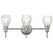 Kichler Lighting Seeded Glass Bathroom Light Chrome by Kichler Lighting 45392CH
