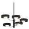 George Kovacs Lighting Lift Off 5-Light Chandelier in Sand Coal & Nickel by George Kovacs P1565-729