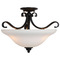 Vaxcel Lighting Vaxcel Lighting Monrovia Oil Rubbed Bronze Semi-Flushmount Light C0272