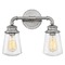 Hinkley Fritz 2-Light Brushed Nickel Bath Light by Hinkley Lighting 5032BN