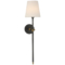 Visual Comfort Signature Collection Bryant 27-Inch Cordless Sconce in Bronze & Brass by VC Signature TOB2044BZ/HAB-L-CL
