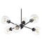 Design Classics Lighting Design Classics Haus Matte Black Chandelier 1832-07 G1832-CL