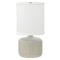 House of Troy Lighting Scatchard Stoneware Gray Gloss Table Lamp by House of Troy Lighting GS120-GG