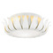 Crystorama Lighting Crystorama Lighting Broche Matte White Flushmount Light 510-MT