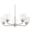 Maxim Lighting Acadia Satin Nickel Chandelier by Maxim Lighting 12266CDSN