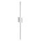 Kuzco Lighting Modern Brushed Nickel LED Sconce with Frosted Shade 3000K 1100LM by Kuzco Lighting WS10336-BN