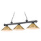 Z-Lite Cordon Bronze Plate Billiard Light by Z-Lite 2306-3BP-RB15