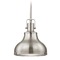Design Classics Lighting Nautical Mini-Pendant Satin Nickel 8.63-Inch Wide 1762-09 SH1778-09 R1778-09