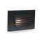 WAC Lighting WAC Lighting Wac Landscape Black LED Recessed Step Light WL-LED120F-AM-BK
