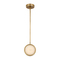 Alora Lighting Alora Lighting Blanco Vintage Brass LED Mini-Pendant Light with Drum Shade PD325106VBAR