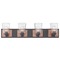 Hinkley Jackson 4-Light Buckeye Bronze & Antique Copper Bathroom Light by Hinkley Lighting 51824KZ