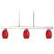 Z-Lite Players Brushed Nickel Billiard Light by Z-Lite 152BN-131RED