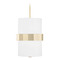 Capital Lighting Sutton 2-Light Pendant in Soft Gold by Capital Lighting 346221SF