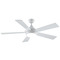 Fanimation Fans Fanimation Fans Celano V2 Matte White LED Ceiling Fan with Light FP8062BMW