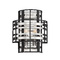 Metropolitan Lighting Presten 2-Light Wall Sconce in Nickel & Sand Coal by Metropolitan N7982-420